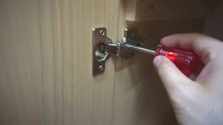 How to Mount amp Adjust Concealed furniture Hinges Häfele [upl. by Kanor250]