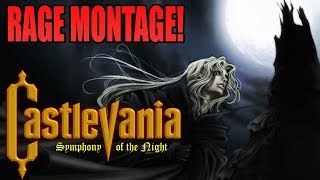 1ST CASTLE RAGE MONTAGE Castlevania Symphony Of The Night [upl. by Alberic]