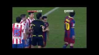 Messi Funny Free Kick vs Atletico Madrid [upl. by Abehsat]