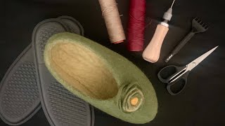 Soles for your handmade slippers  what to use how to attach [upl. by Casi]