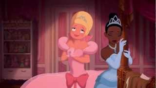 Disney Store The Princess and the Frog Tiana Deluxe Singing Doll Set review [upl. by Eytak]