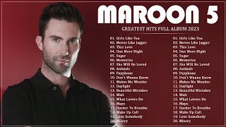 The Best Of Maroon 5  Maroon 5 Greatest Hits Full Album 2024  Best Songs Collection 2024 [upl. by Aipotu834]