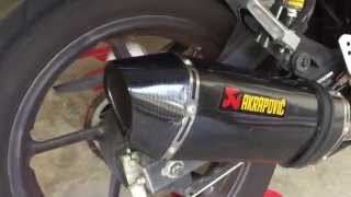 YAMAHA FZ 16BYSON AKRAPOVIC EXHAUST [upl. by Oruntha838]