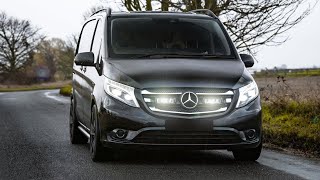 Mercedes Vito W447 2014 TripleR 750 Lazer Lamps LED Integration Kit [upl. by Gunthar893]