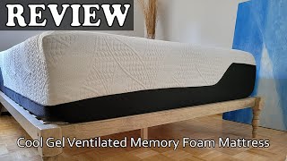 Classic Brands Cool Gel Ventilated Memory Foam 12Inch Mattress Review  Should You Buy [upl. by Ewens]