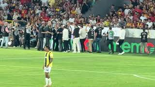 Göztepe  Fenerbahçe Maçı Ali Koç Saha olayları [upl. by Aljan243]