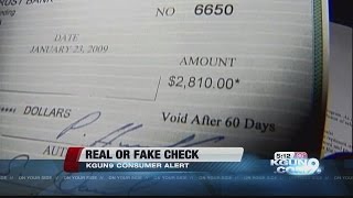 How to tell the difference between real and fake checks [upl. by Ilyk206]