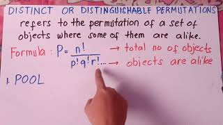 Permutation of Letters  Distinct or Distinguishable  Grade 10 Math [upl. by Scholem59]