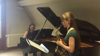 Scaramouche  Suite pour Saxophone et piano by Darius Milhaud [upl. by Retsub]