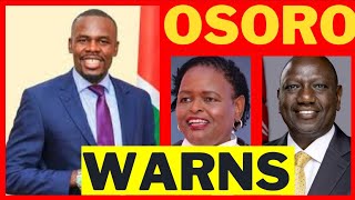 Ruto Stranded Over Rigathis Secret Moves As Osoro WARNS Of Tough Legal Battles Ahead CJ Koome [upl. by Buzzell]