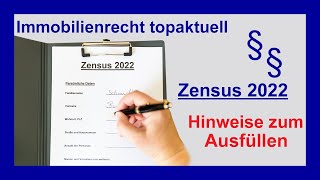 Zensus 2022 – Fragebogen richtig ausfüllen  Tutorial [upl. by Soulier]