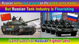 Russian tanks lose ground on the global arms market But Russian Tank Industry is Flourishing [upl. by Lehcem]