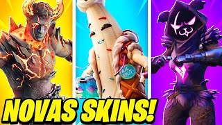 TODAS AS SKINS QUE VÃO CHEGAR NA TEMPORADA 5 DO FORTNITE [upl. by Hahsia84]