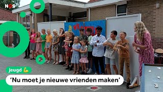 Hier moeten álle kinderen afscheid nemen van hun school [upl. by Hanoj]