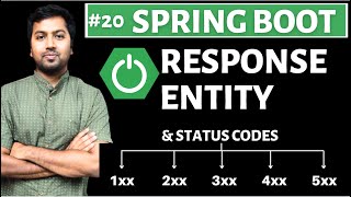 Spring boot ResponseEntity and Response Codes  1xx 2xx 3xx 4xx and 5xx Return Codes [upl. by Kahl]