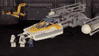 YWing Starfighter  LEGO Star Wars  75172  Product Animation [upl. by Cassell]