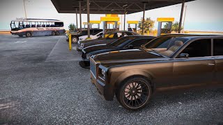 Luxury Limo impromptu race  from Palomino Fwy gas station to Zancudo gas station GTA Online [upl. by Huberman]