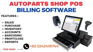 Retail POS Billing Inventory Software for Autoparts Businesses in Pakistan [upl. by Wallace280]