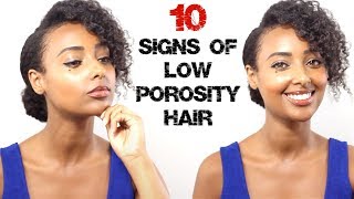 Top 10 Signs of Low Porosity Natural Hair [upl. by Atela]