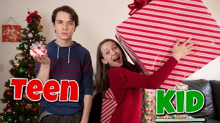 Christmas as a Kid VS Teen Funny Christmas [upl. by Gearalt]