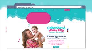 Winny  Calendario Winny 2018 Tutorial cómo subir un video [upl. by Quita419]