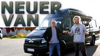 MAN TGE 3180 4x4 🚐 DIY Campervan  Der neue Van [upl. by Ainna]