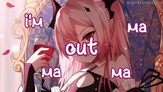 Nightcore  Sweet But Psycho  Ava Max  Lyrics [upl. by Odnomar212]