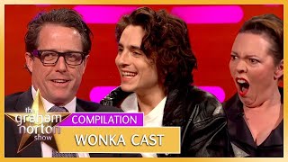 Timothée Chalamet Cant Believe Cher Saw Him On SNL  Wonka  The Graham Norton Show [upl. by Redleh]