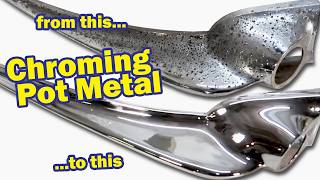 Chrome Pot Metal Step by Step RestorationCan it be done [upl. by Fasta]