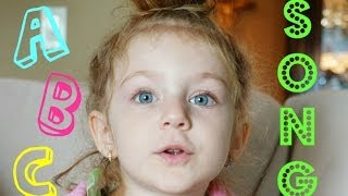 ABC SONG  2 YEAR OLD VIVIENNE SINGS  Vickys Vlog [upl. by Gretchen162]