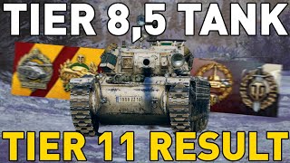 Tier 85 Tank Tier 11 Result World of Tanks [upl. by Enaira]