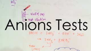 Identifying Anions [upl. by Puduns]