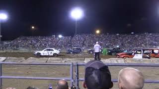 Rockingham County Fair Stock 4 Cylinder Heat 2 Demo Derby 2024 [upl. by Hcire]