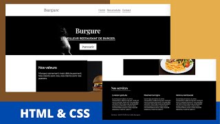 Créer un Site Vitrine Complet étape par étape en HTML amp CSS [upl. by Naujyt]