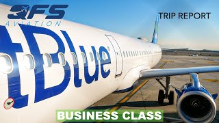 TRIP REPORT  JetBlue Airways  A321  New York JFK to Seattle SEA  Business Class [upl. by Laon]