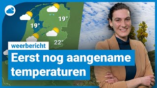 Weerbericht aangename temperaturen [upl. by Hgieleak]