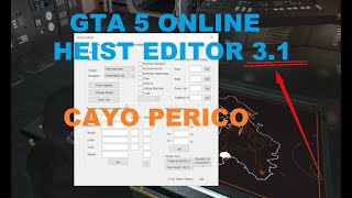 GTA 5 online Heist Editor 32 Cayo Perico Setup [upl. by Haisej110]