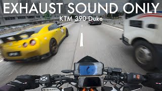 Decat Akrapovic is BRUTAL   KTM 390 Duke Pure Sound [upl. by Salamone]