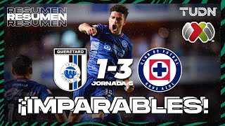 HIGHLIGHTS  Querétaro 13 Cruz Azul  Liga Mx  CL2024 J5  TUDN [upl. by Forkey]