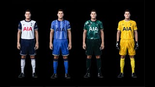 TOTTENHAM KITS 20242025 PES 2021 SMOKEPATCH SIDER or CPK [upl. by Chloette]