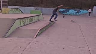 2 Kickflip Backside 5050 To Backside Bigspin Out Lines  The La Crosse WI SkateparkBrandon Hanson [upl. by Aital]