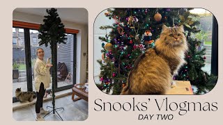 Decorating our Tree  Vlogmas Day Two [upl. by Bellda]