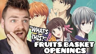 First Time Reacting to quotFRUITS BASKET Openings 15quot  NEW ANIME FAN REACTION [upl. by Ainnet]