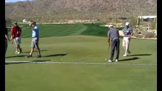 Tiger Woods Putting Lesson from Steve Stricker WGC Accenture Match Play Championship pt2 [upl. by Bowe]