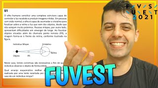 FUVEST 2021  Q51 Fis  O olho humano contitui uma complexa estrutura capaz de controlar [upl. by Noll995]