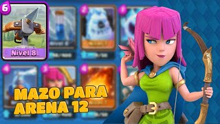 MAZO DE BALLESTA PARA ARENA 12  Clash Royale 2021 sin tronco [upl. by Hpeosj]