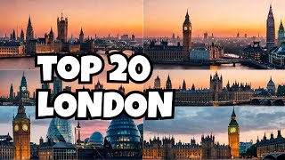 Top 20 Things To Do In London  London Travel Guide 2024 [upl. by Munro132]