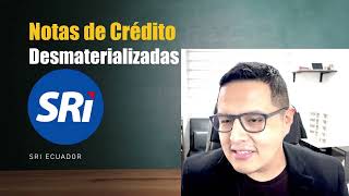 Notas de Crédito desmaterializadas SRI Ecuador [upl. by Moraj13]