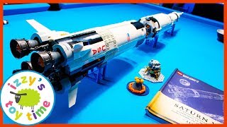 LEGO SATURN V ROCKET Fun Toys [upl. by Mike322]