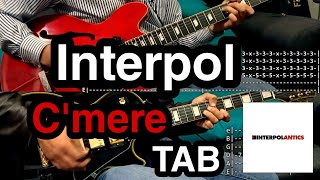 Cmere  Interpol 2 Guitars Cover  TAB [upl. by Sherwynd845]